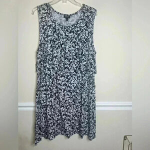 A n a black & white dress sz xxlg